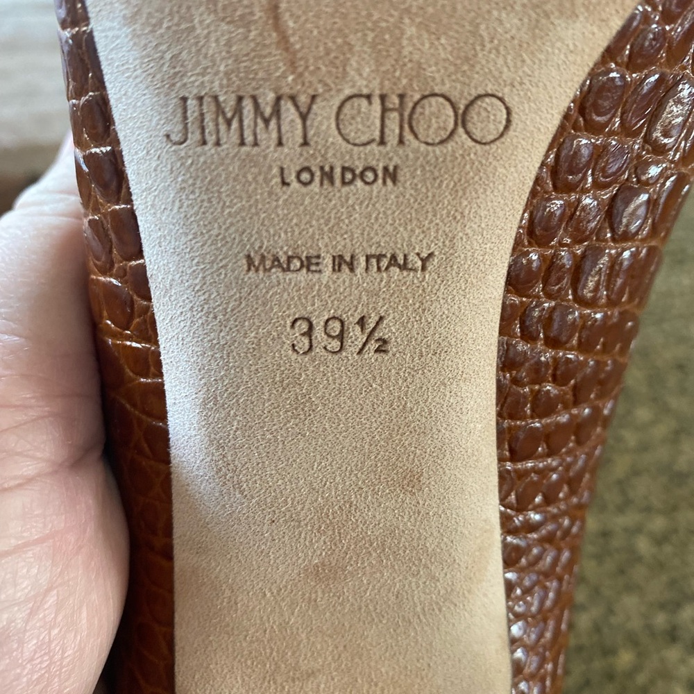 Jimmy Choo Love Crocodile pumps 9.5 - Picture 5 of 12